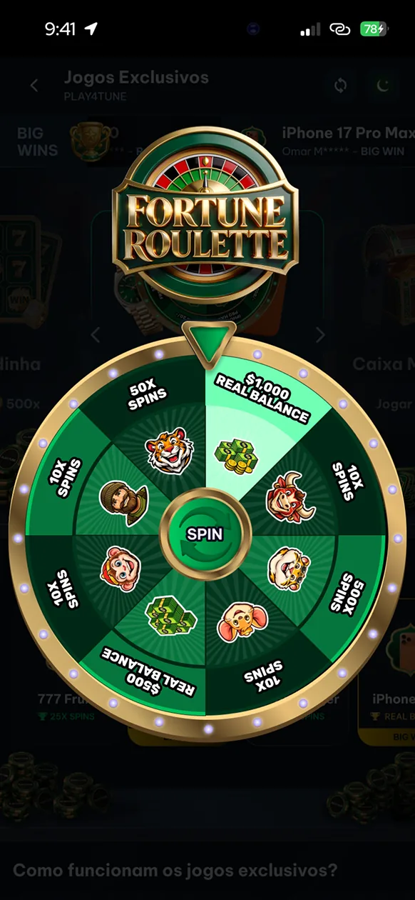Roulette: Play