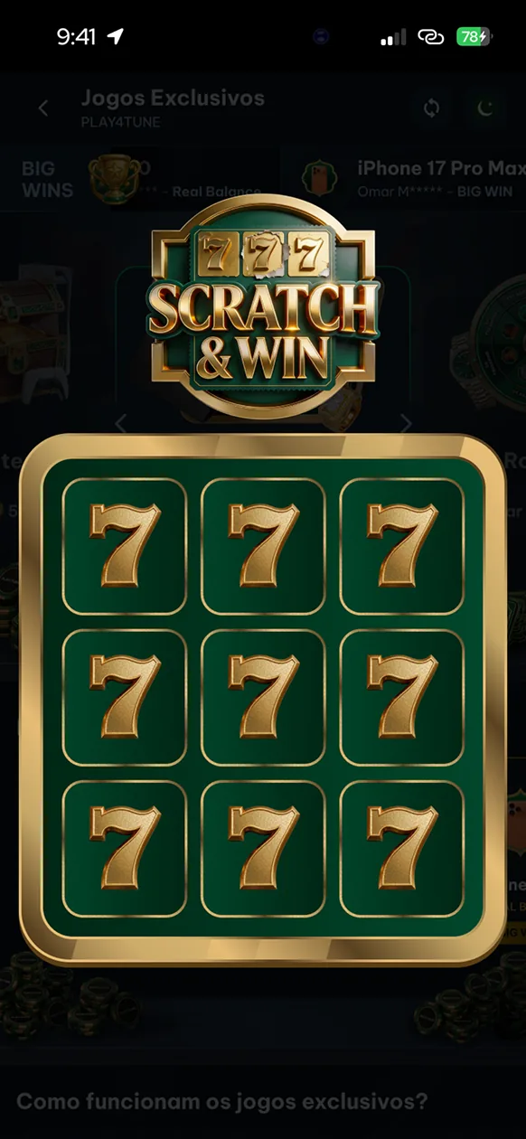 Scratch Card: Play