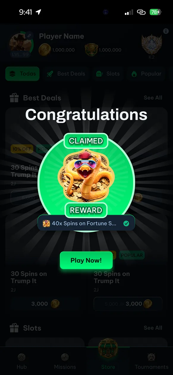 Store: Purchase confirmed